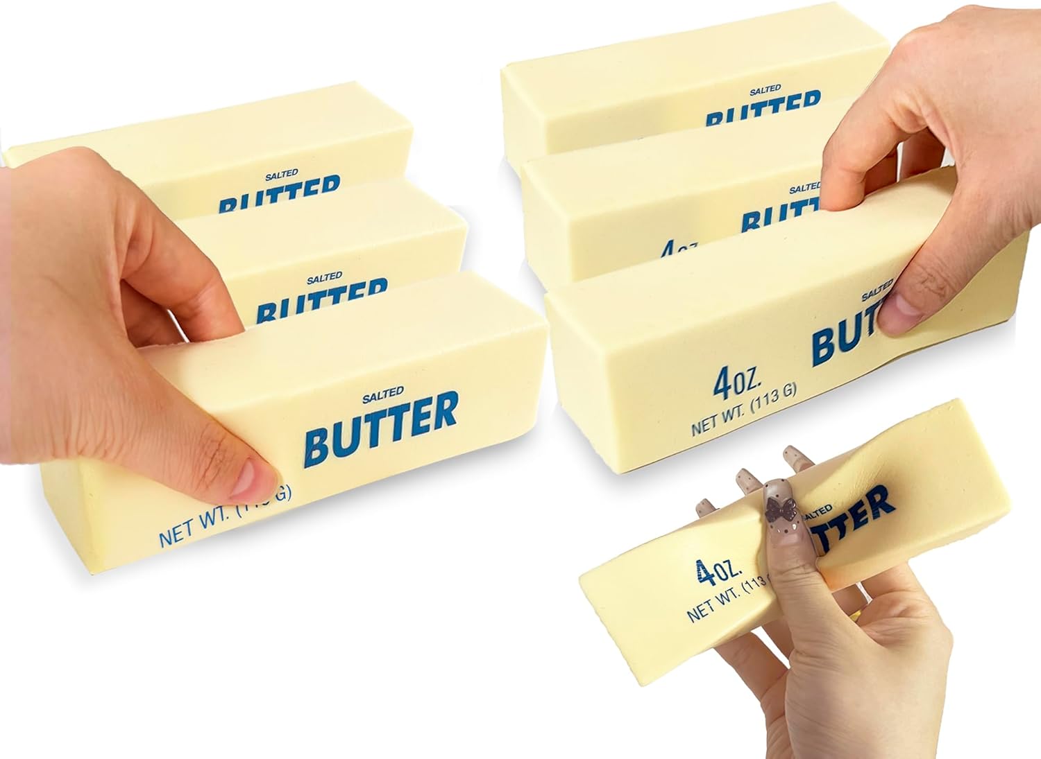 Butter Slow Rising Squishy,Squishy Toy,Dumpling Stress Balls,Fidget Toy - Image 2